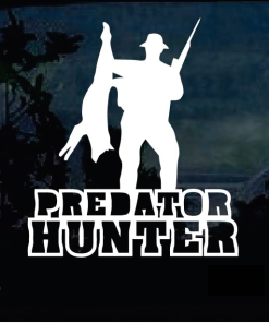 Coyote Hunter Predator Decal Sticker
