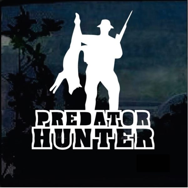 Coyote Hunter Predator Decal Sticker