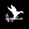 Duck Hunting Swamp Vinyl Decal Stickers