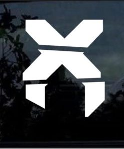 Excision x logo Window Decal Sticker