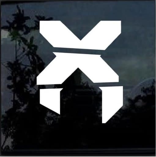 Excision x logo Window Decal Sticker
