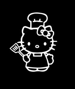 Hello Kitty Chef Vinyl Decal Stickers
