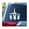 Nightmare before Christmas lock shock barrel Decal Sticker