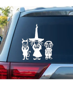 Nightmare before Christmas lock shock barrel Decal Sticker