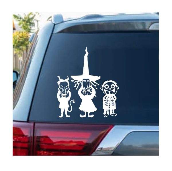 Nightmare before Christmas lock shock barrel Decal Sticker