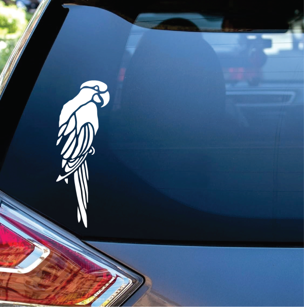 Bird - Parrot window decal Sticker