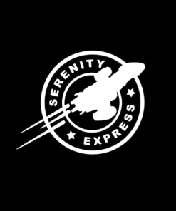 Serenity Express Window Decal Sticker