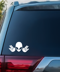 Shocker Alien Vinly JDM Car window decal Sticker