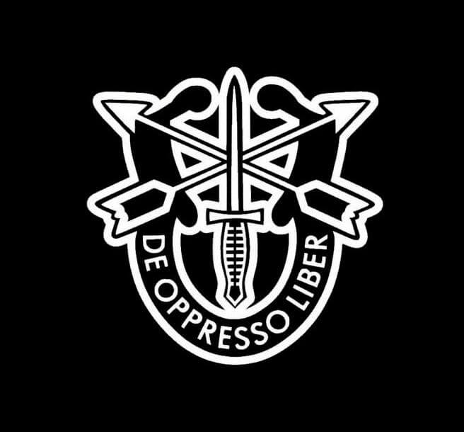 Special Forces Crest Military Decal Stickers