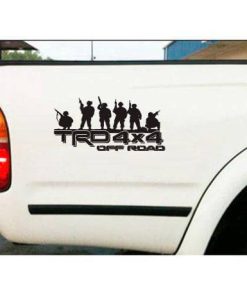Toyota TRD Off Road Bedside Soldier Decal Sticker set