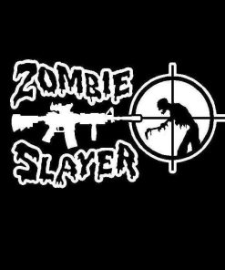 Zombie Slayer Vinyl Decal Sticker