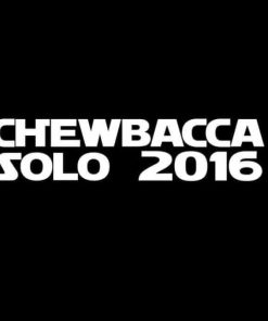 Chewbacca Solo 2016 Star Wars Vinyl Decal Sticker