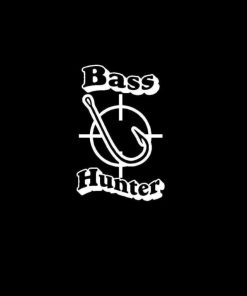 Bass Hunter decal sticker