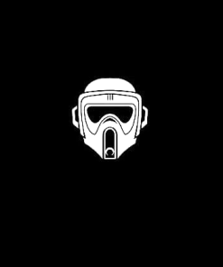 Biker Scout - Cartoon Decal Sticker