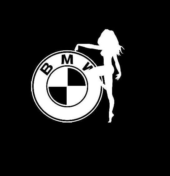 BMW Girl Window Decal Sticker MADE IN USA