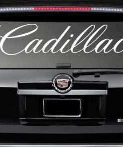 Rear Window Decal Sticker Fits Cadillac