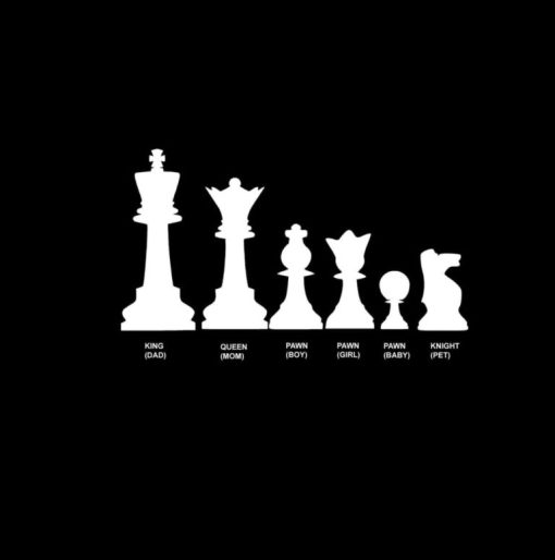 Chess Family Decal Stickers