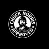 Chuck Norris Approved Vinyl Decal Sticker