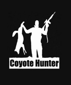 Coyote Hunter Vinyl Decal Stickers