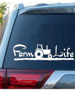 Farm life Tractor Decal Sticker a4