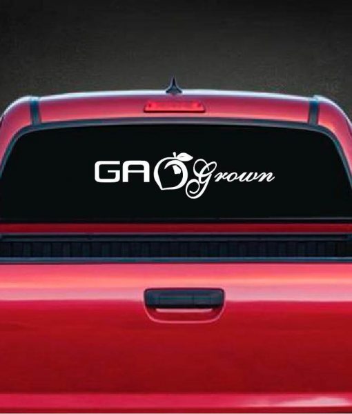 Grown Rear Decal Sticker Custom Sticker Shop