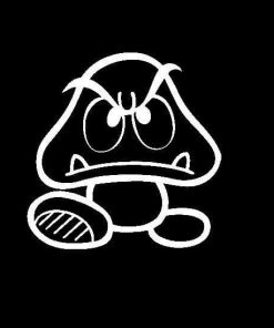 Goomba Mario Bothers Mushroom Vinyl Decal Sticker