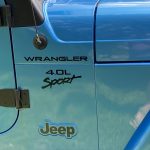 Jeep wrangler 4.0 Sport Fender Set Jeep Decal Stickers