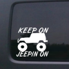 Keep on Jeepin Jeep On Jeep - Jeep Wrangler Decals
