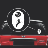Nightmare before Christmas Jack Oval - Cartoon Decal Sticker