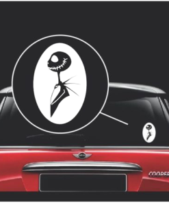 Nightmare before Christmas Jack Oval - Cartoon Decal Sticker