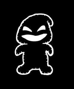 Nightmare Before Christmas Oogie Boogie Doll Decal Sticker For your cars & Trucks