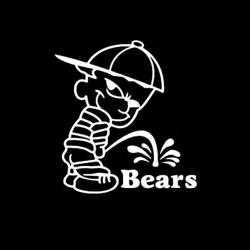 Chicago Bears Vinyl Sticker Decals