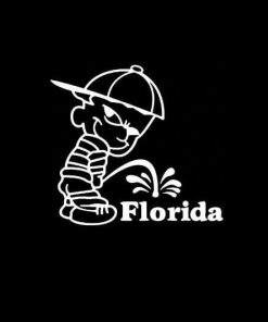 Calvin Piss on Florida Gators Vinyl Decal Stickers