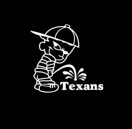 texans logo black and white