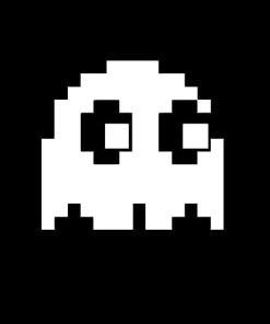 Packman Ghost - Cartoon Decal Sticker