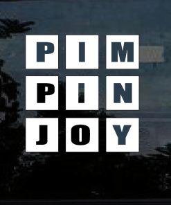 Pimpin Joy window decal Sticker