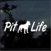 pit bull life pitlife decal sticker