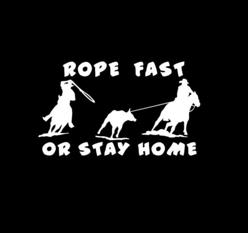 Roping Roper Rodeo Vinyl Decal Stickers