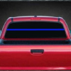 thin blue line back the blue rear window decal sticker