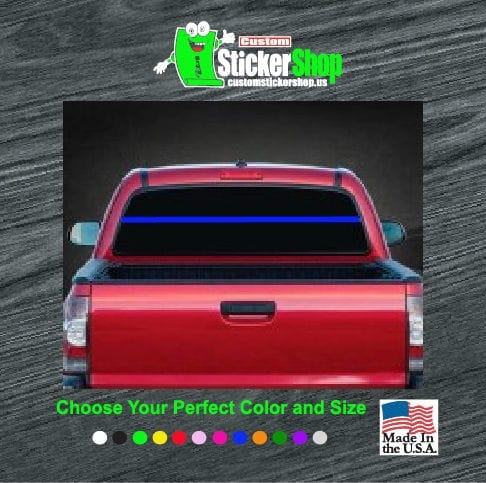 Truck Back Window Decals >> Thin Blue Line Rear Window Decal Sticker Truck Back Window Decals >> Thin Blue Line Rear Window Decal Sticker
