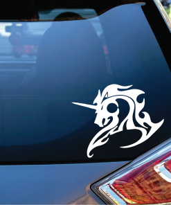 Tribal Unicorn Window decal Sticker