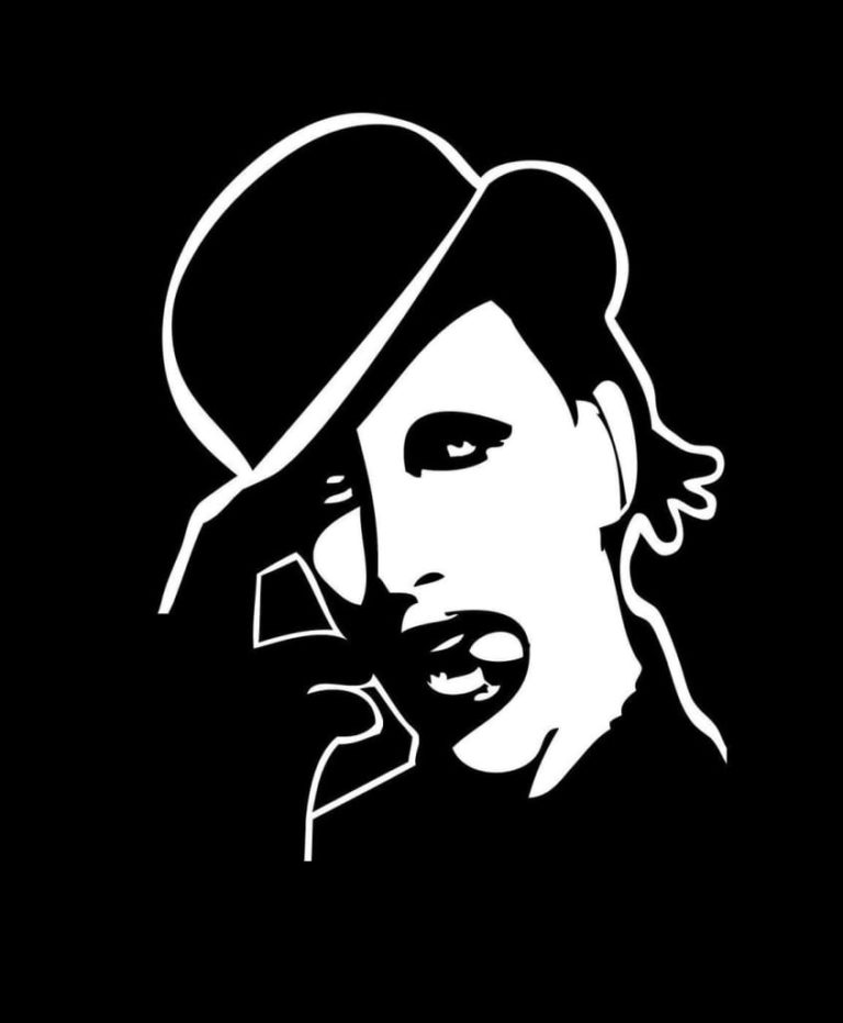 Marilyn Manson #3 Metal Graphic Die Cut decal sticker Car Truck Boat Window 12" 