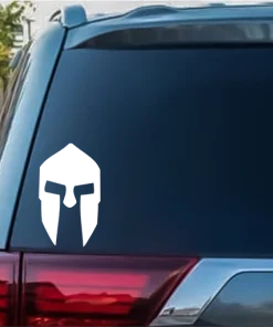 Spartan Leonidas Helmet Window Decal Sticker