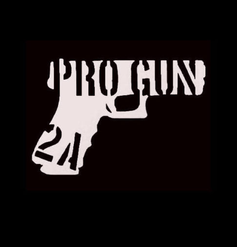 Pro Gun 2nd Amendment Window Decal Sticker Custom Sticker Shop