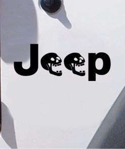 Jeep Wrangler Side Fender Skulls Decal Sticker