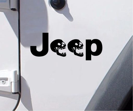Jeep Wrangler Side Fender Skulls Decal Sticker