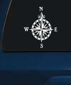 Compass Rose Vinyl Decal Stickers