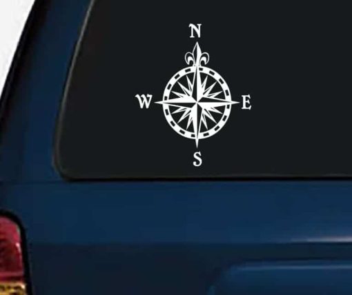 Compass Rose Vinyl Decal Stickers