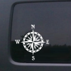 Compass Rose Window Decal Sticker A2 - Jeep Wrangler Decals