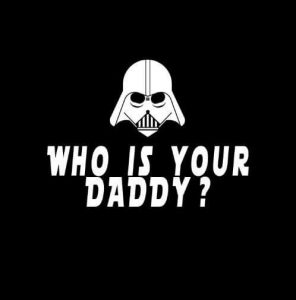 Darth Vader Who’s Your Daddy Star Wars Window Decal Sticker | Custom ...